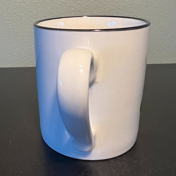 THRESHOLD Letter "J" Initial Monogram Stoneware Mug w/ Metallic Gold Accent - Picture 3 of 8